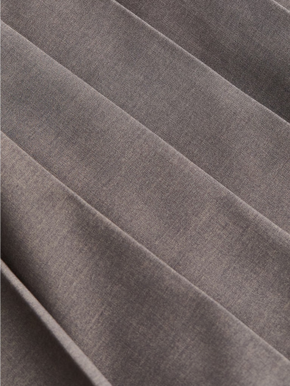 H&M PLEATED MINI SKIRT Grey Marl - Picture 2 of 3